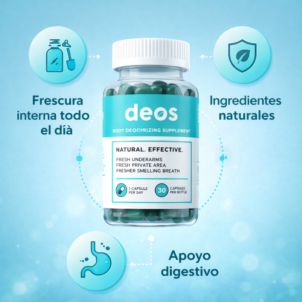 DEOS-Frescura corporal interna todo el día