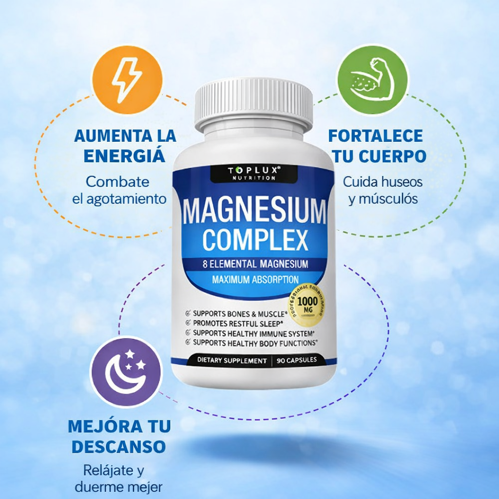 Magnesium Complex: Magnesio para energía y bienestar