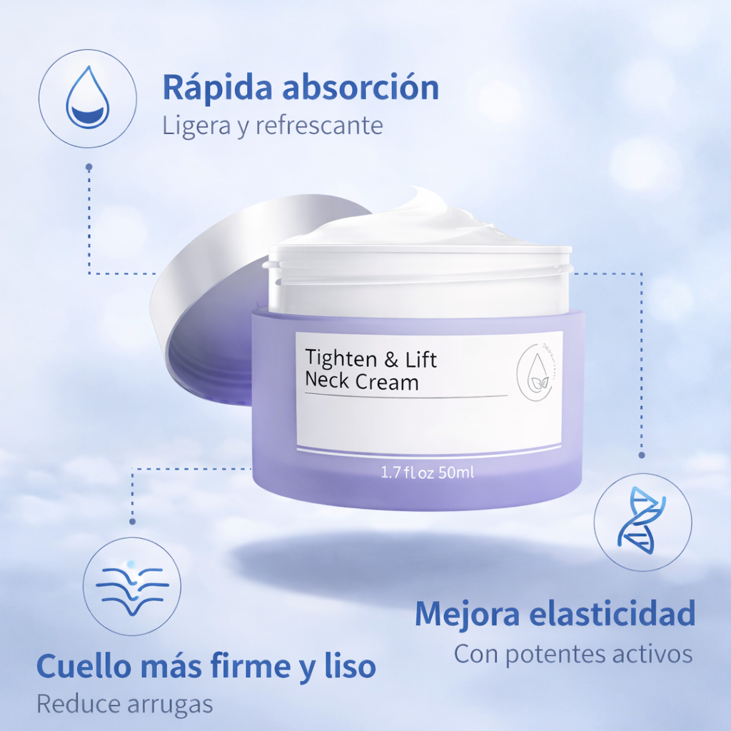 Crema Reafirmante - Cuello más firme y sin arrugas