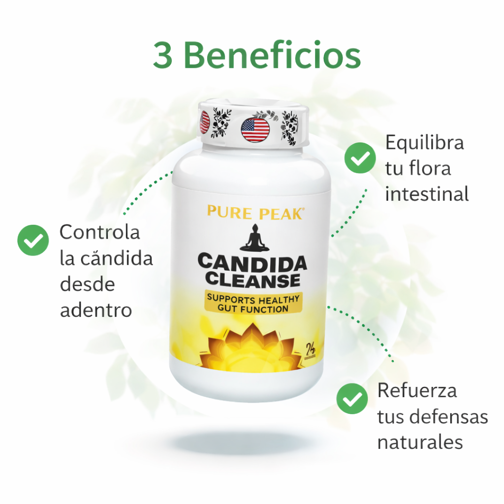 Candida Cleanse-Apoyo digestivo y flora saludable