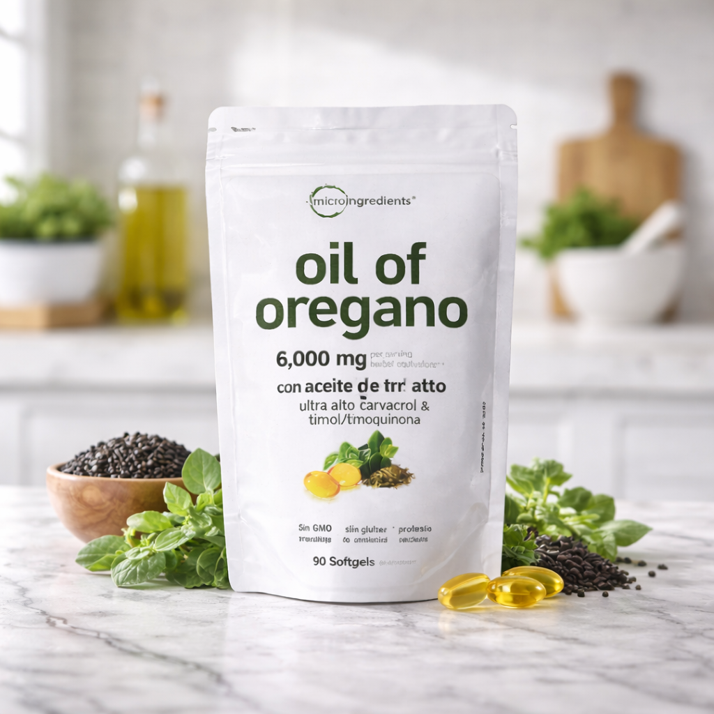 Oil of Oregano-Orégano concentrado: defensa natural diaria🌿
